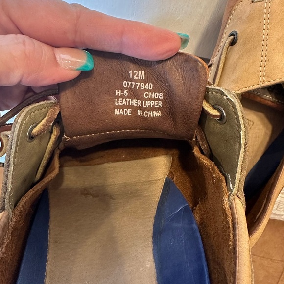 Sperry Top-Sider Men’s Boat Shoes Size 12M Brown Leather Moc Toe NonMarking Sole - Picture 7 of 7